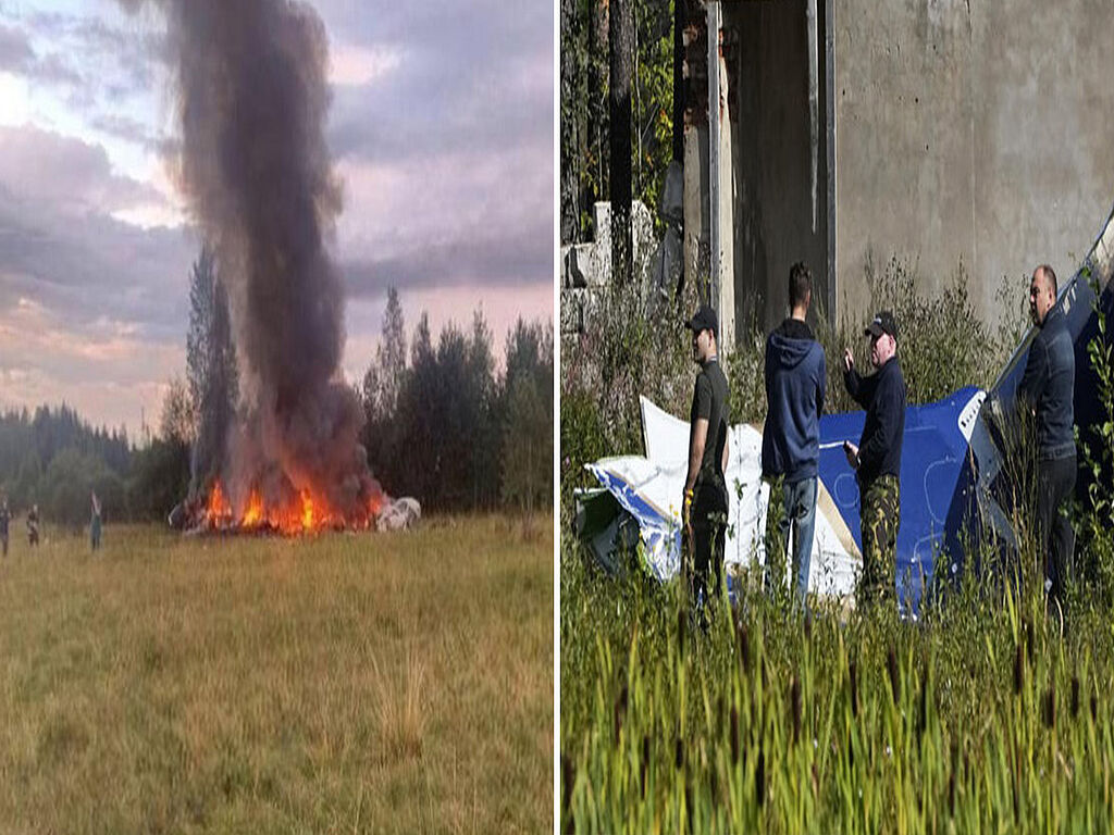 Das Flugzeug wurde in Russland abgeschossen, nicht weit von Putins Residenz entfernt. An Bord befand sich die gesamte Führungsspitze des PMC Wagner, einschließlich Prigozhin selbst und der Gründer des PMC, Dmitry Utkin. Alle 10 Personen starben. Alle, außer Russland, behaupten, dass Putin Prigozhin die Meuterei nicht verziehen hat und ihn einfach getötet hat.