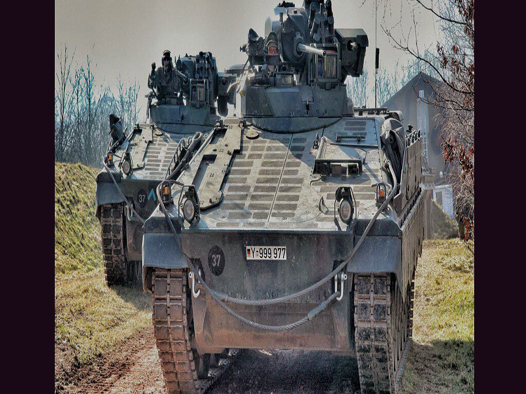 Le Marder, un véhicule blindé de combat d'infanterie allemand