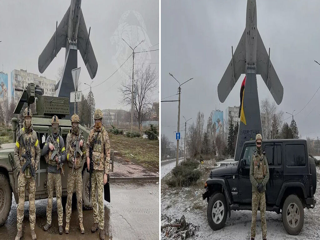 Ukrainian soldiers heroically defend Bakhmut from Russian invaders