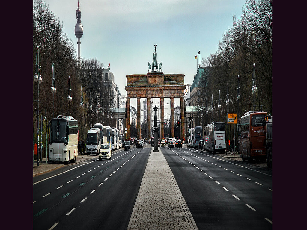 View of one of the main sights of Berlin