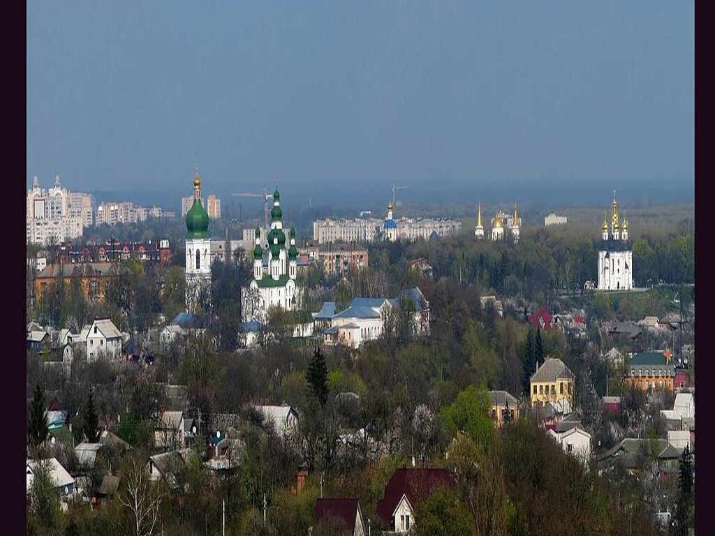 View of the city from the mountain