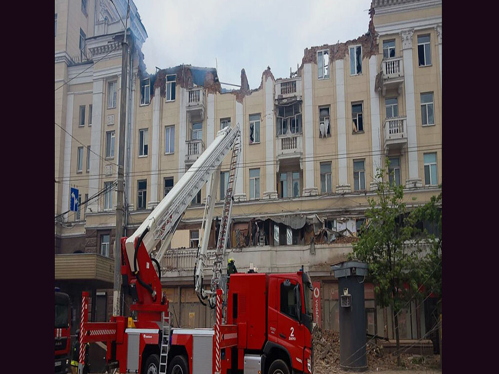 Nach dem Raketenangriff