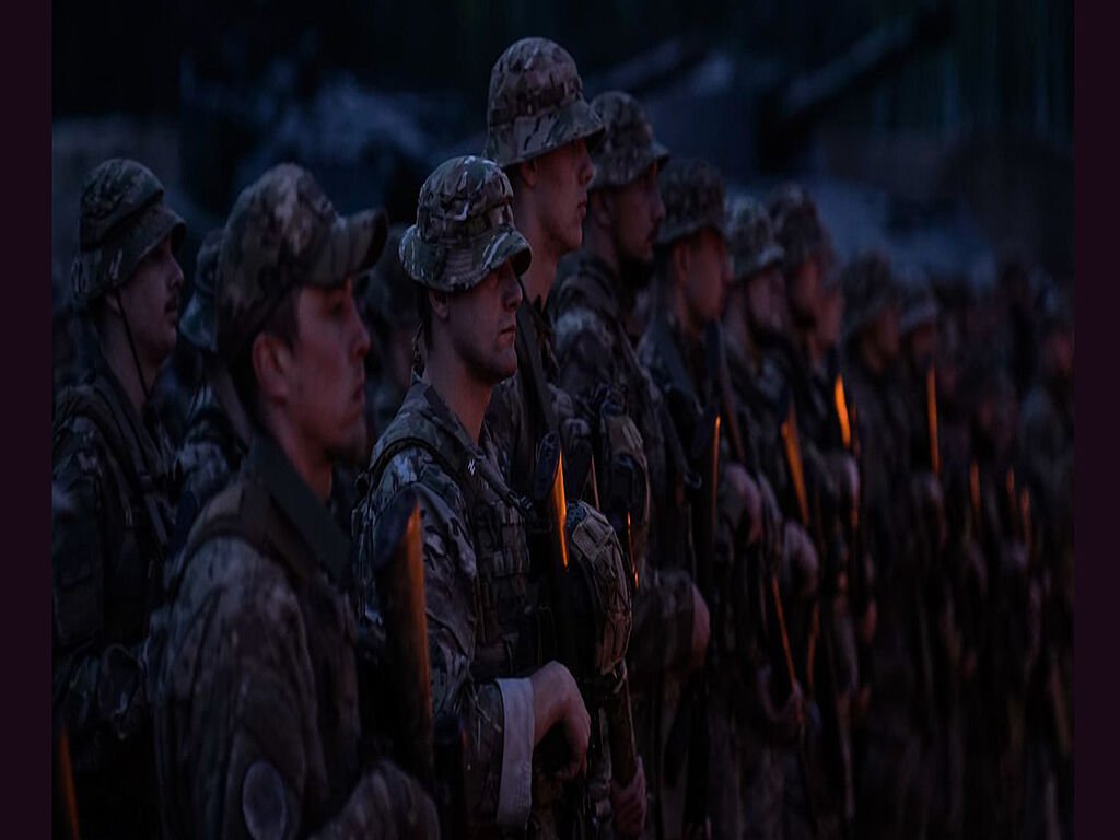 Ukrainiens du régiment Azov (aujourd'hui 3e brigade d'assaut)