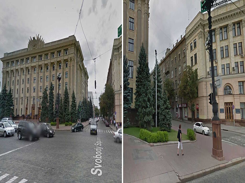 La ville de Kharkiv en 2015 (image Google).