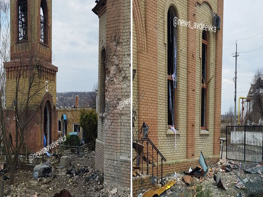 Destruction after Russian shelling