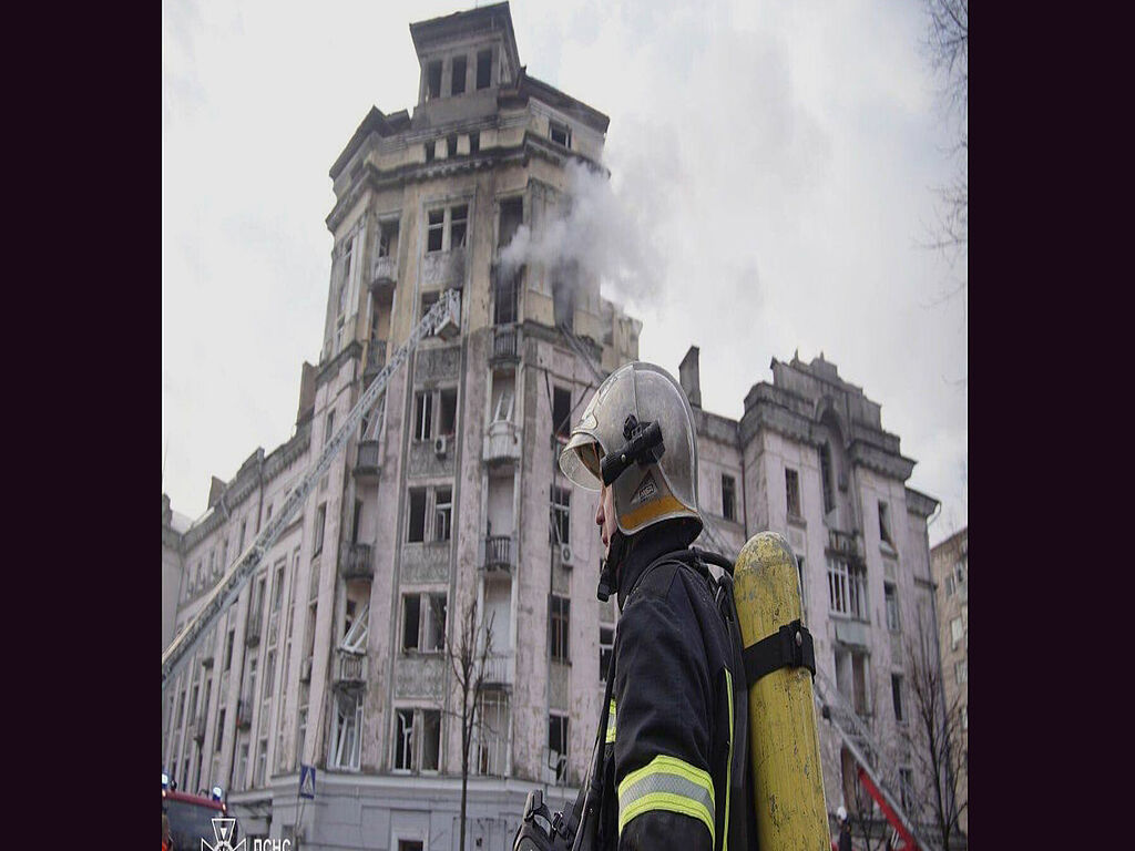 Les pompiers font leur travail