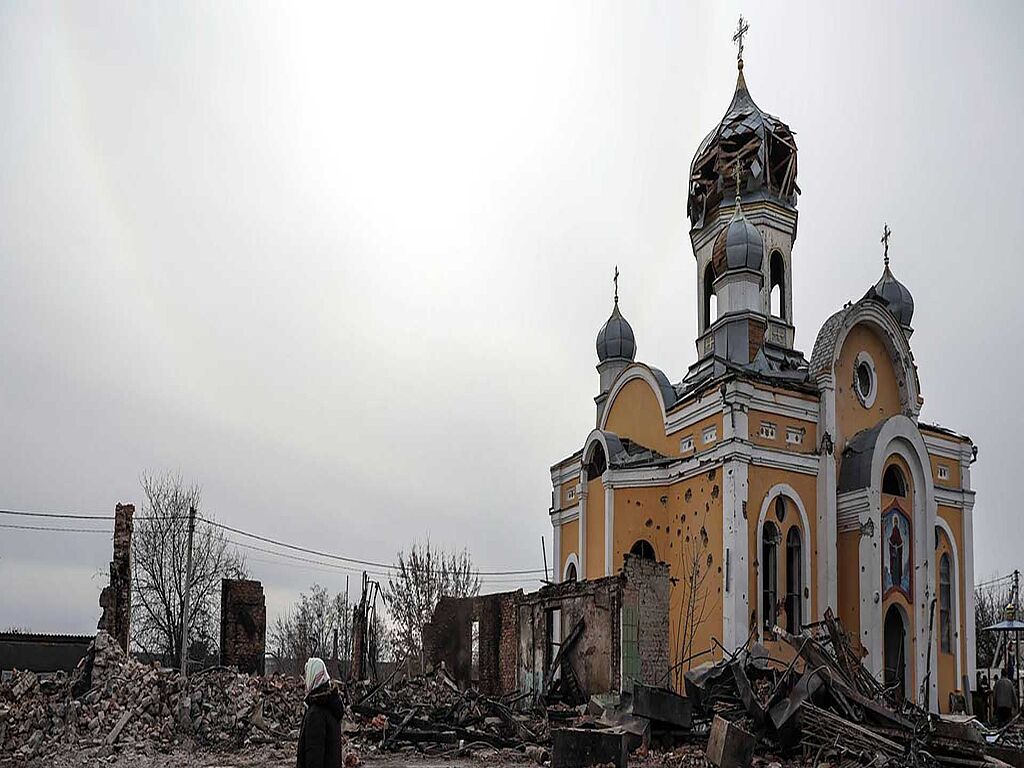 Le dimanche du pardon, les troupes russes ont frappé l'église de la Sainte Protection.