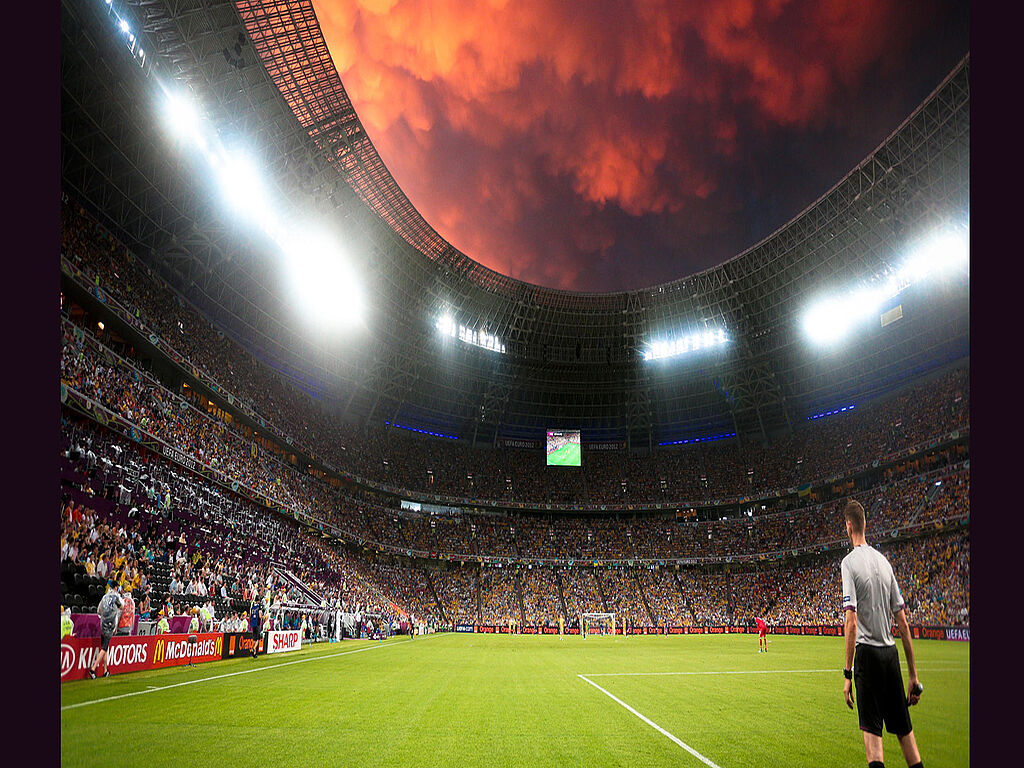 Un match à l'Euro 2012