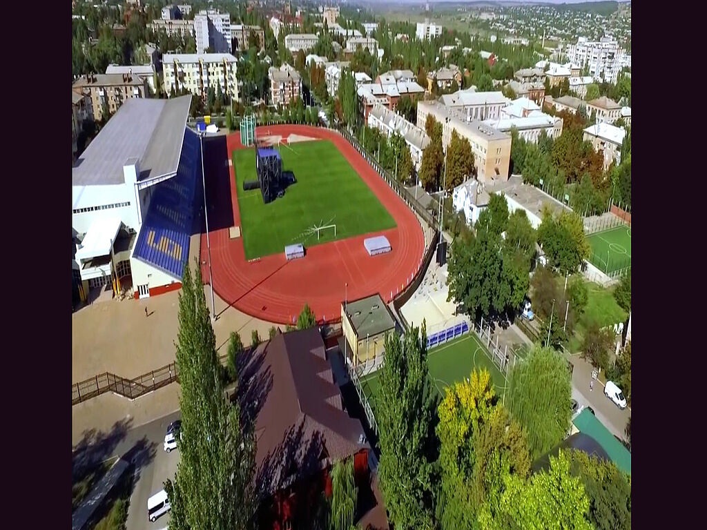 Стадион в городе