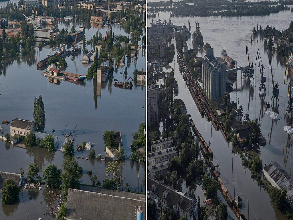 Port flooded