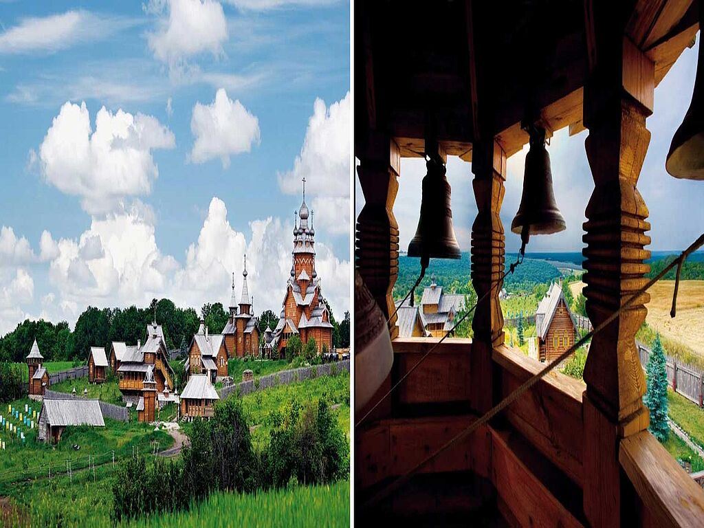 Svyatogorsk Lavra's Holy Dormition Svyatogorsk wooden Vsekhsviatsk skete