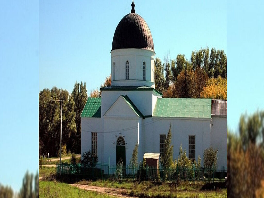 L'église, qui fait partie du monastère masculin