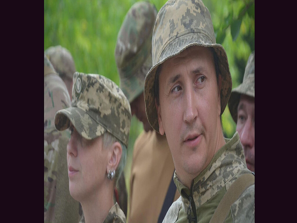 Photo dans les rangs des forces armées ukrainiennes