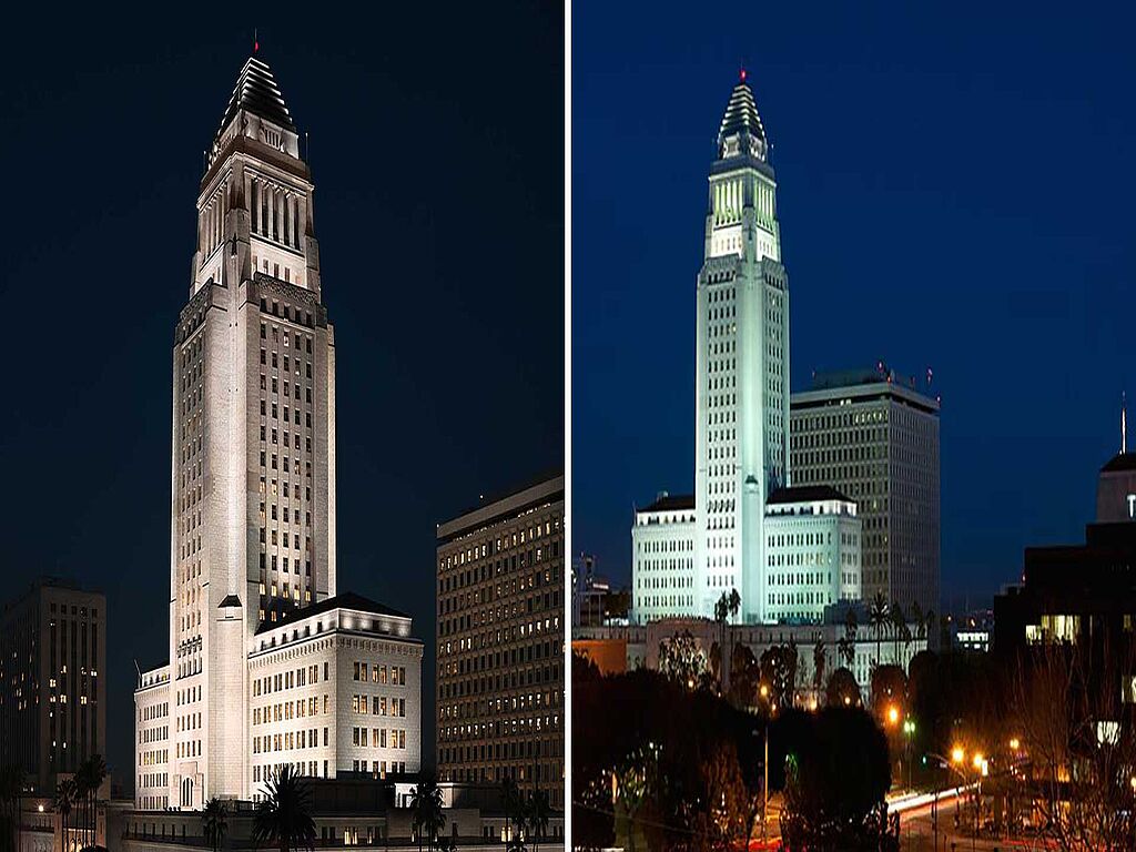 Les innombrables apparitions de l'hôtel de ville de Los Angeles dans des films et des productions télévisées d'Hollywood ont fait du bâtiment un synonyme de la ville elle-même.