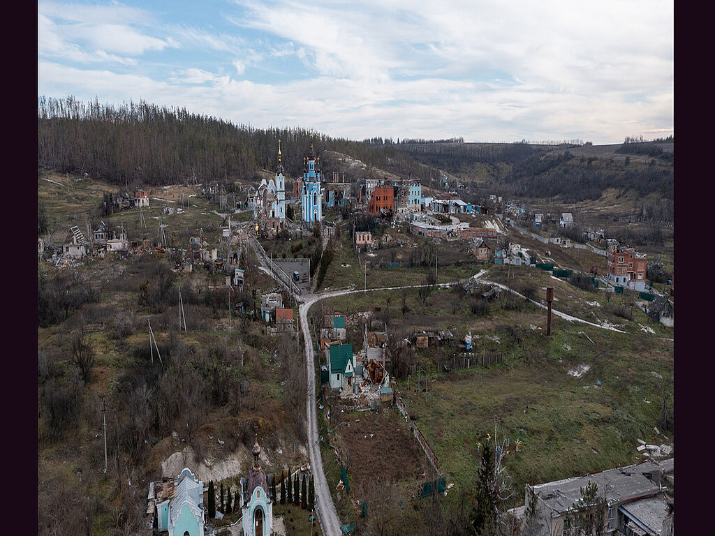 Nach der Befreiung von den russischen Invasoren 