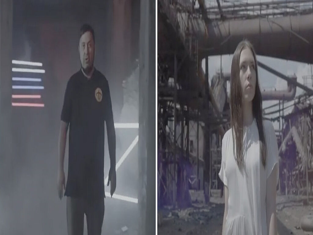 Akim Apachev and Daria Frei released a music video on the ruins of the plant. "We take the Ukrainian language as a trophy" is how the Russian performers explained why the song is sung in Ukrainian. At the very least, the Russians killed 20,000 people in Mariupol