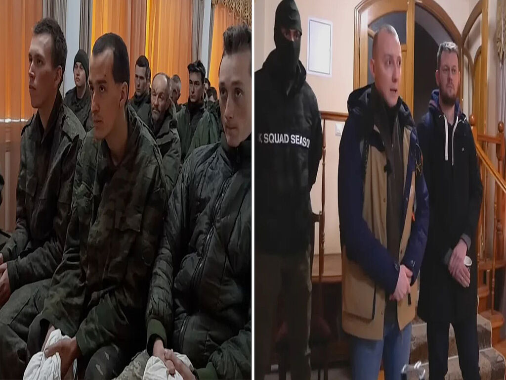 Stanislav's meeting with captives of the DPR occupiers