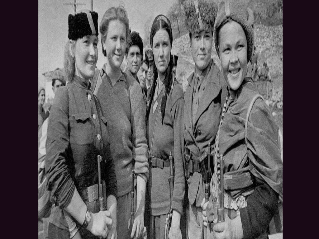 Ukrainian women partisans