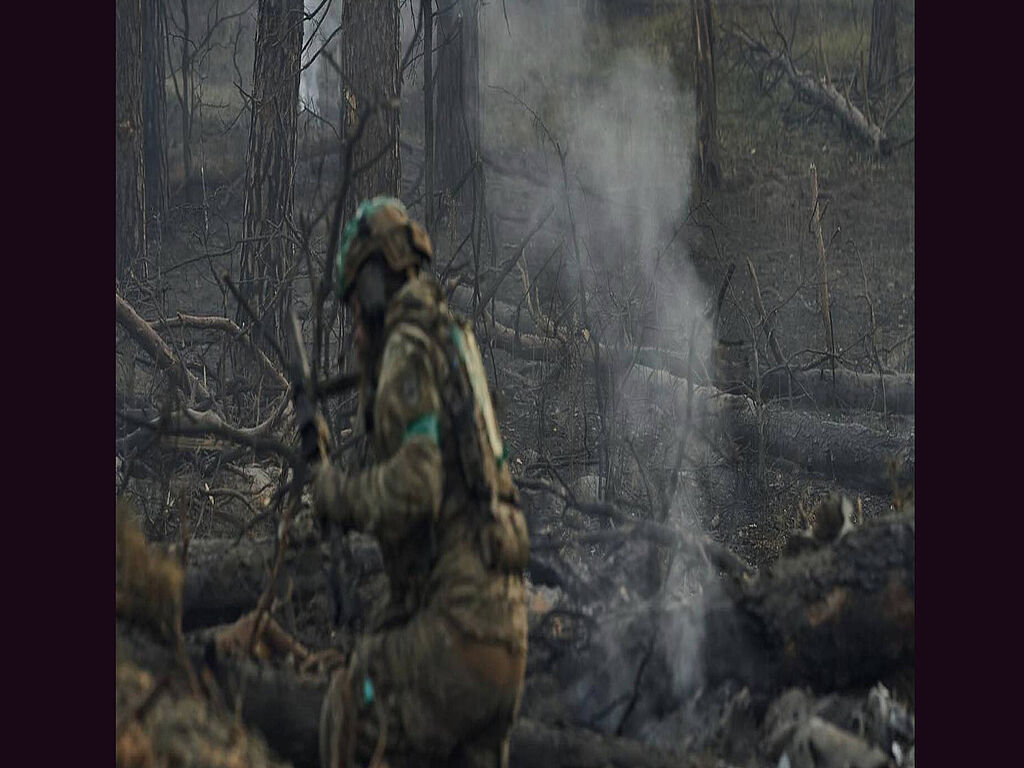 One of the fiercest battles on the entire front line is taking place here