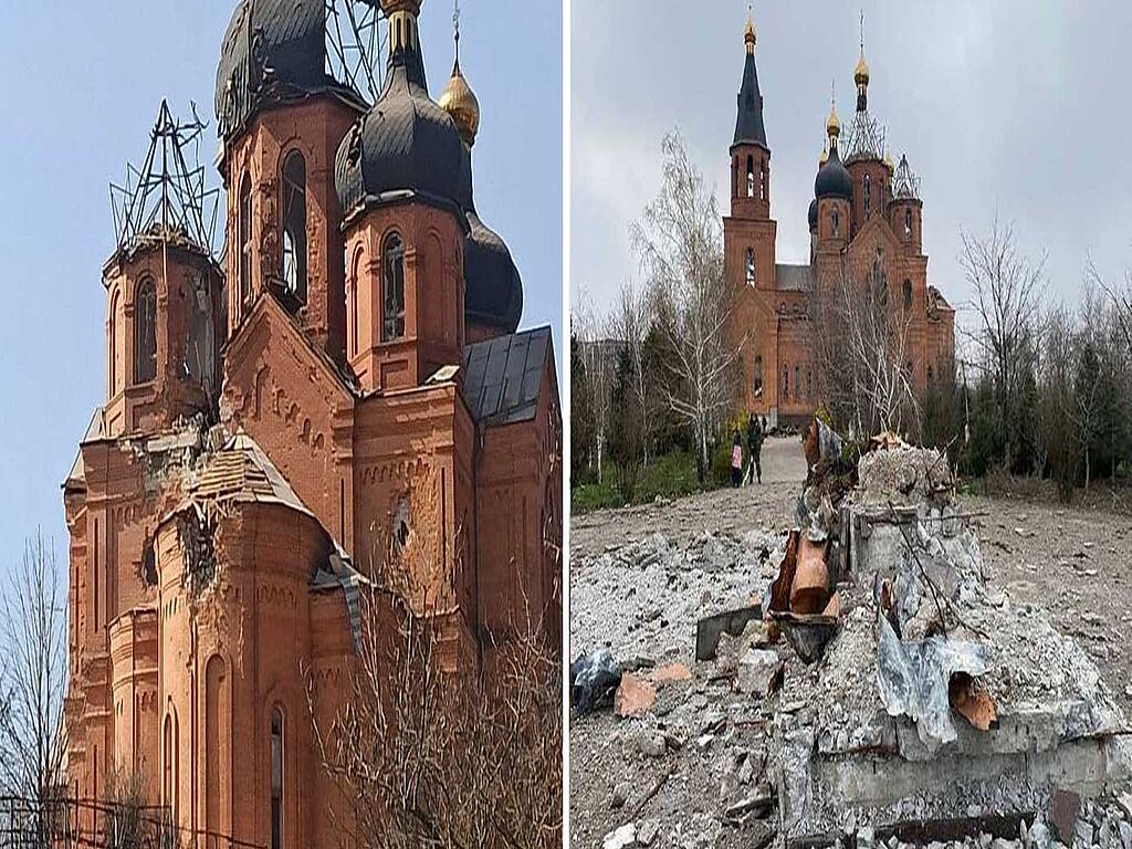 Russian occupants destroyed the monument to one of the founders of Mariupol, Metropolitan Ignatius