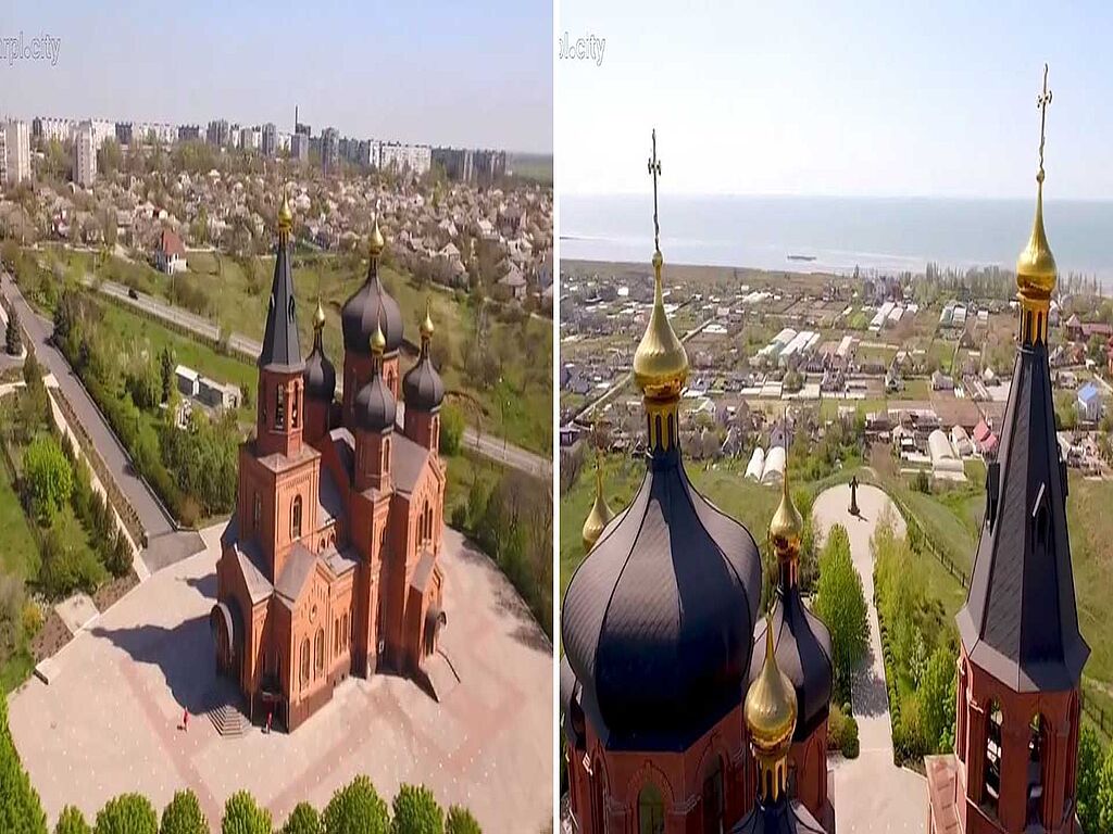 La première pierre de la future cathédrale Saint-Michel a été posée en 1995.