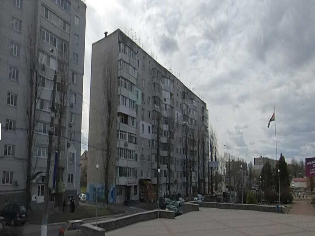 Multi-storey houses in the centre of Borodyanka