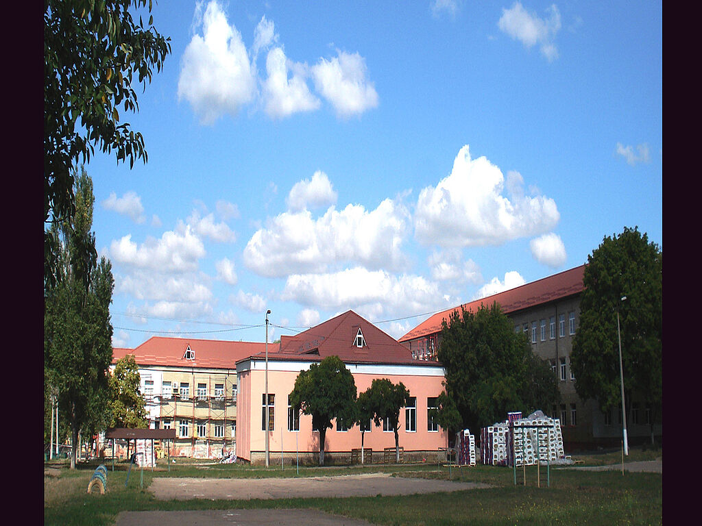 Blick vom Sportplatz aus