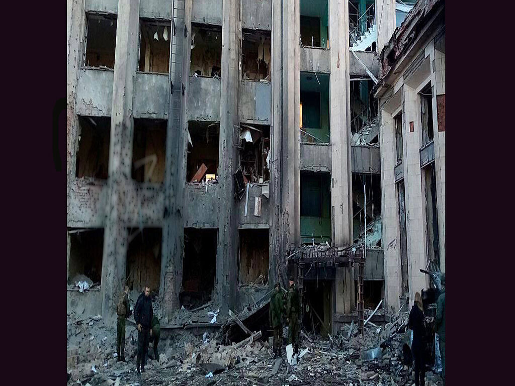 Damage after the blast