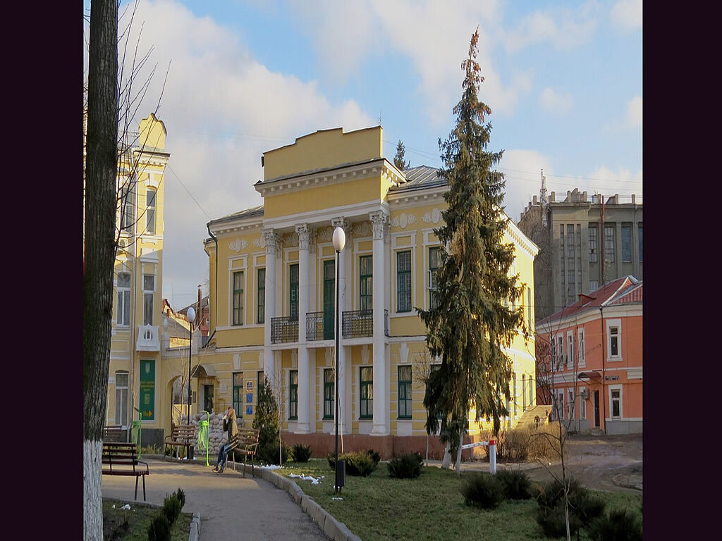 A view of the building