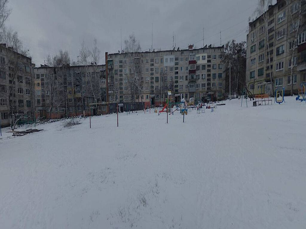 View of the house from the futsal field