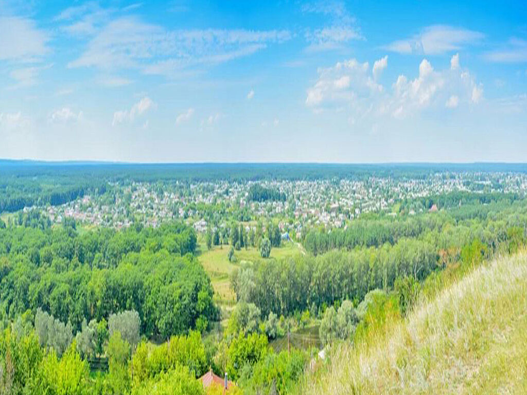 View of the city from the mountain