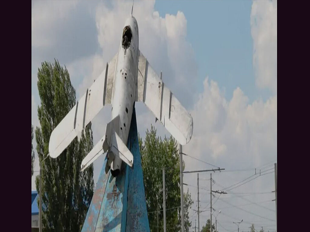 The MiG-17 monument aircraft