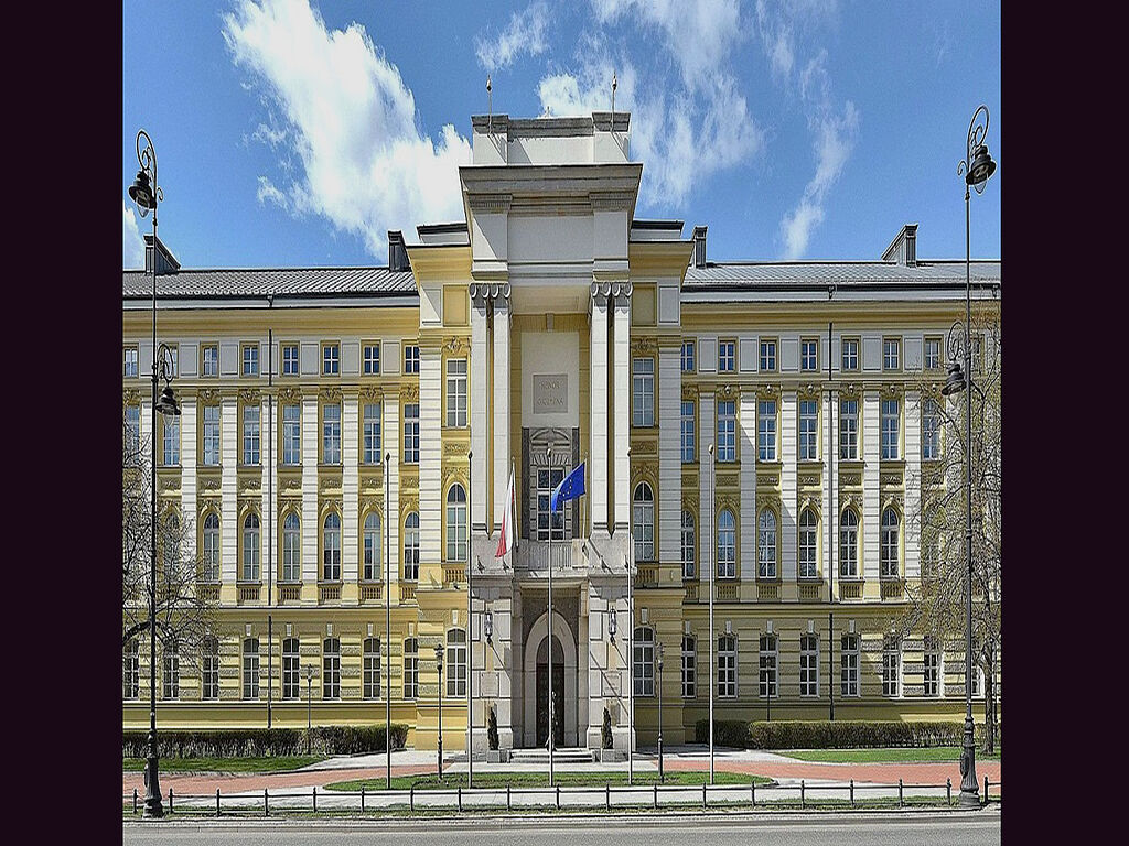 The building of the office of the Prime Minister of Poland