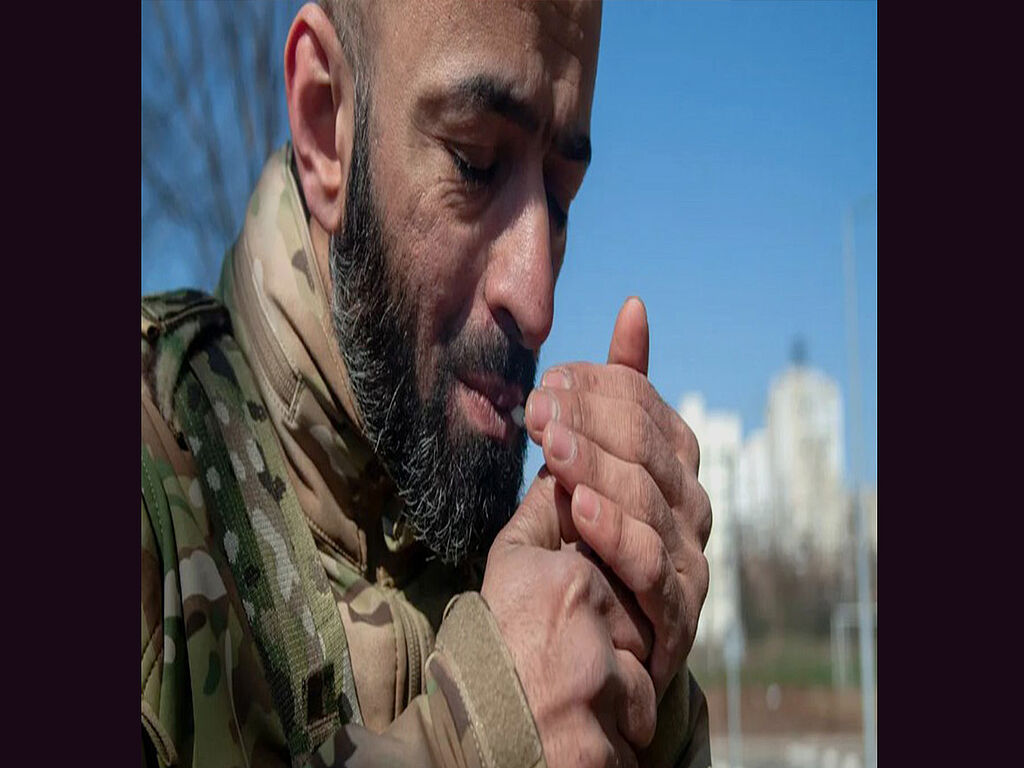 Photo with a cigarette taken at the front