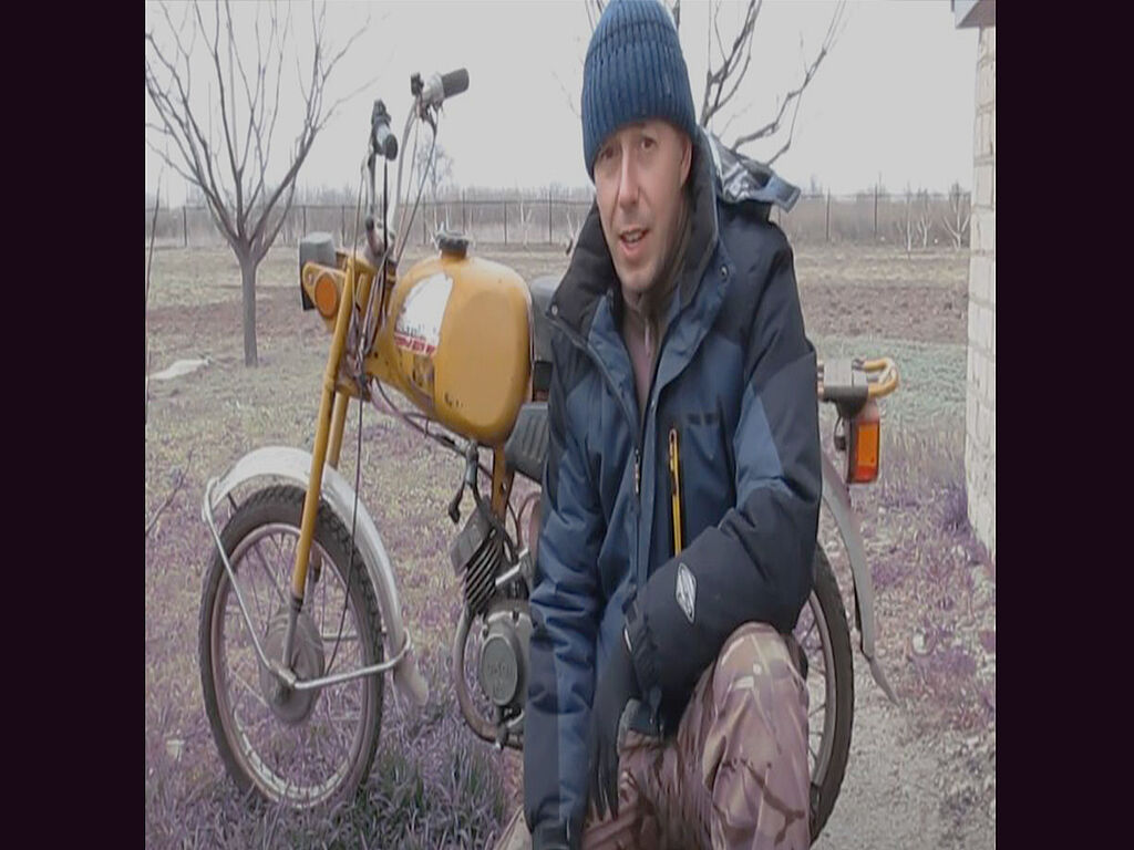 Serhiy Zhukovskyi is from the town of Tokmak, Zaporizhzhia region. He has a wife and two sons: the eldest is 15 and the youngest is 10. Before the war, the man was a retro motorcycle repairman: he repaired, restored and manufactured various spare parts for old motorcycles. He ran his own YouTube channel, where he has about 7,000 subscribers.