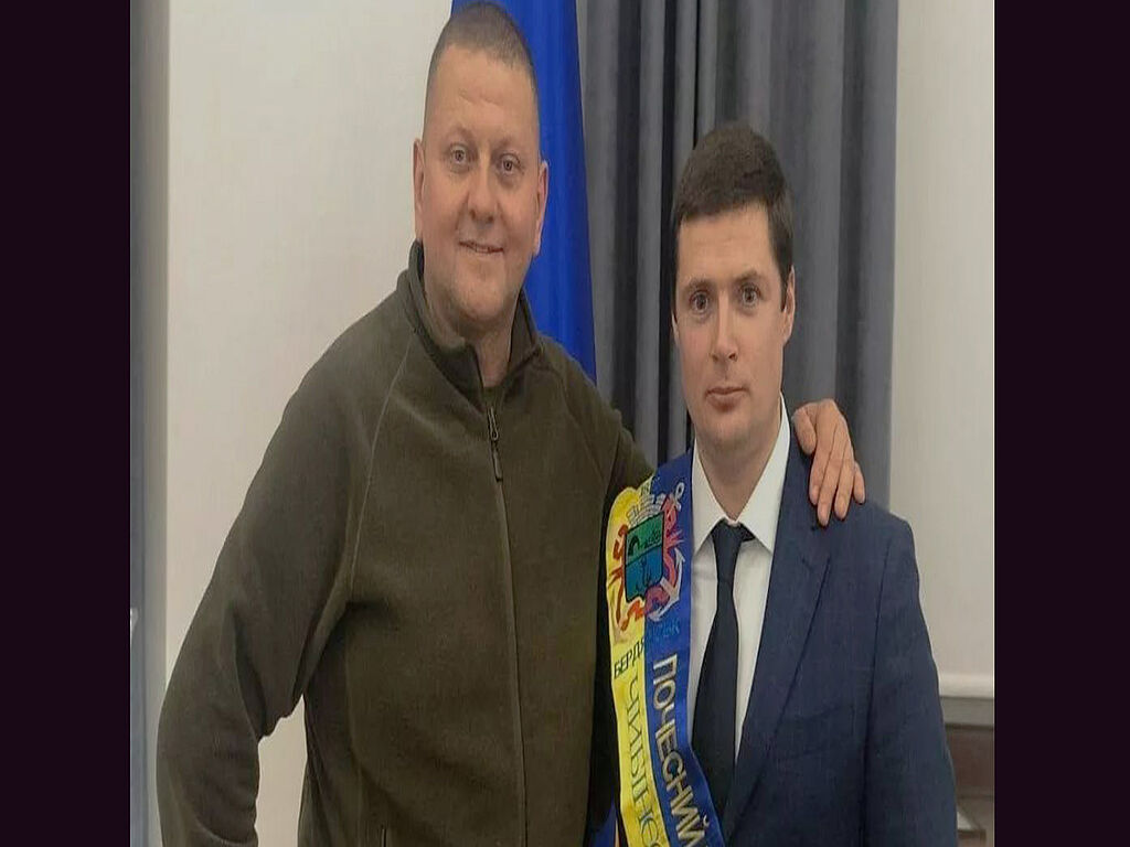 With Valeriy Zaluzhnyi (Commander-in-Chief of the Ukrainian Armed Forces)