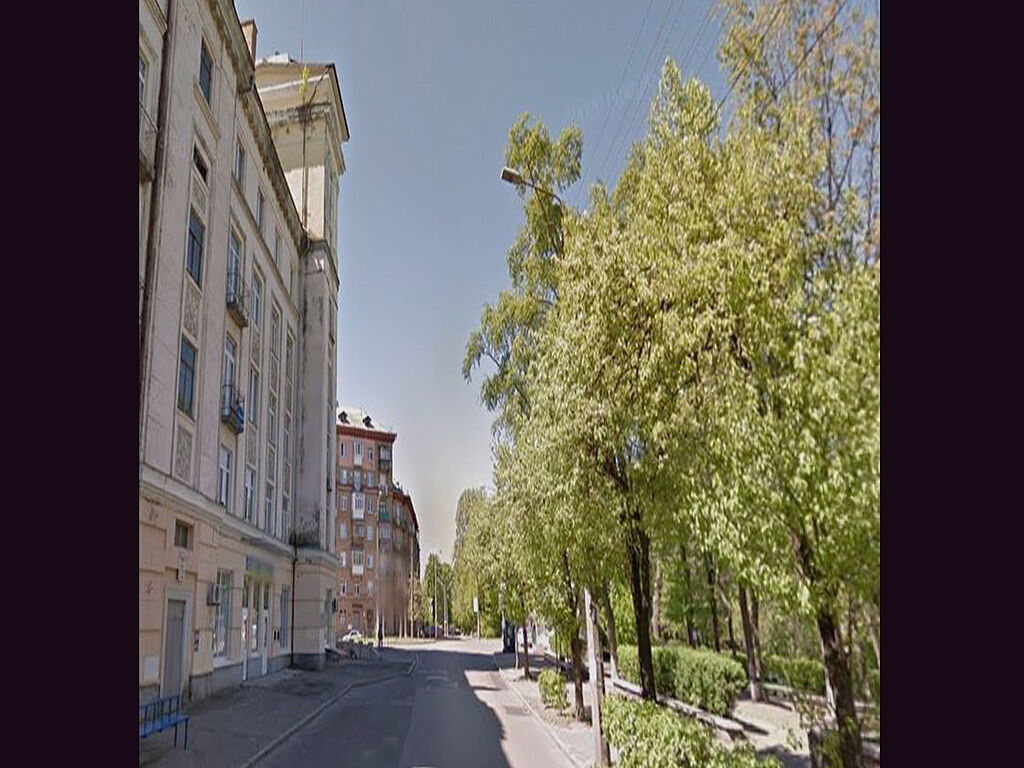 Vue d'une rue de Kyiv