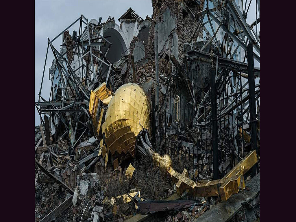 Russian occupants used the church as a cover