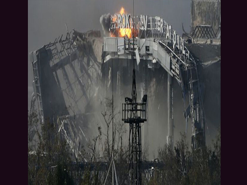 Pro-Russian troops are shelling the airport