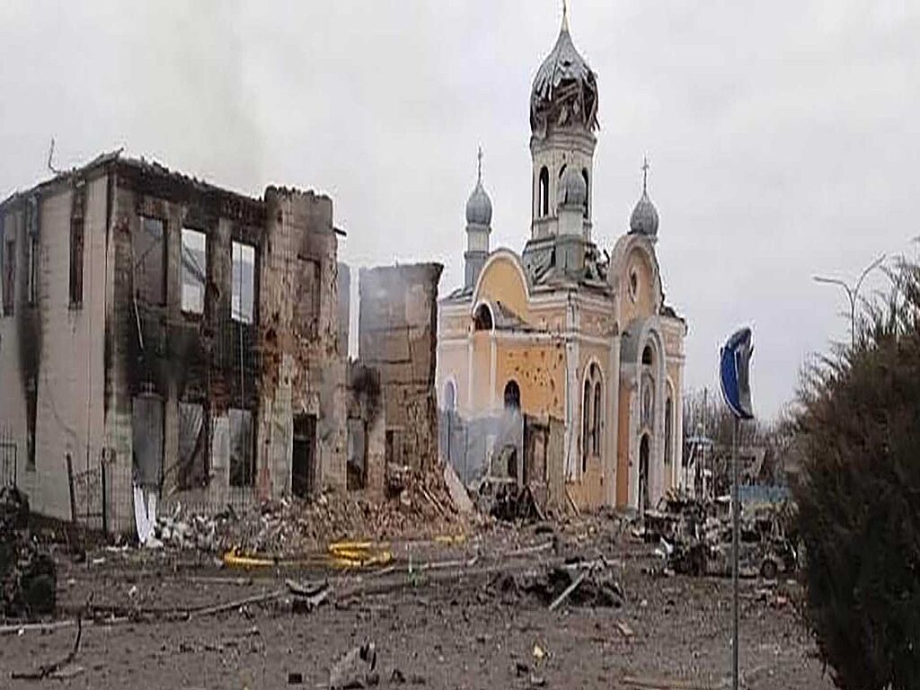 Le dimanche du pardon, les troupes russes ont frappé l'église de la Sainte Protection.