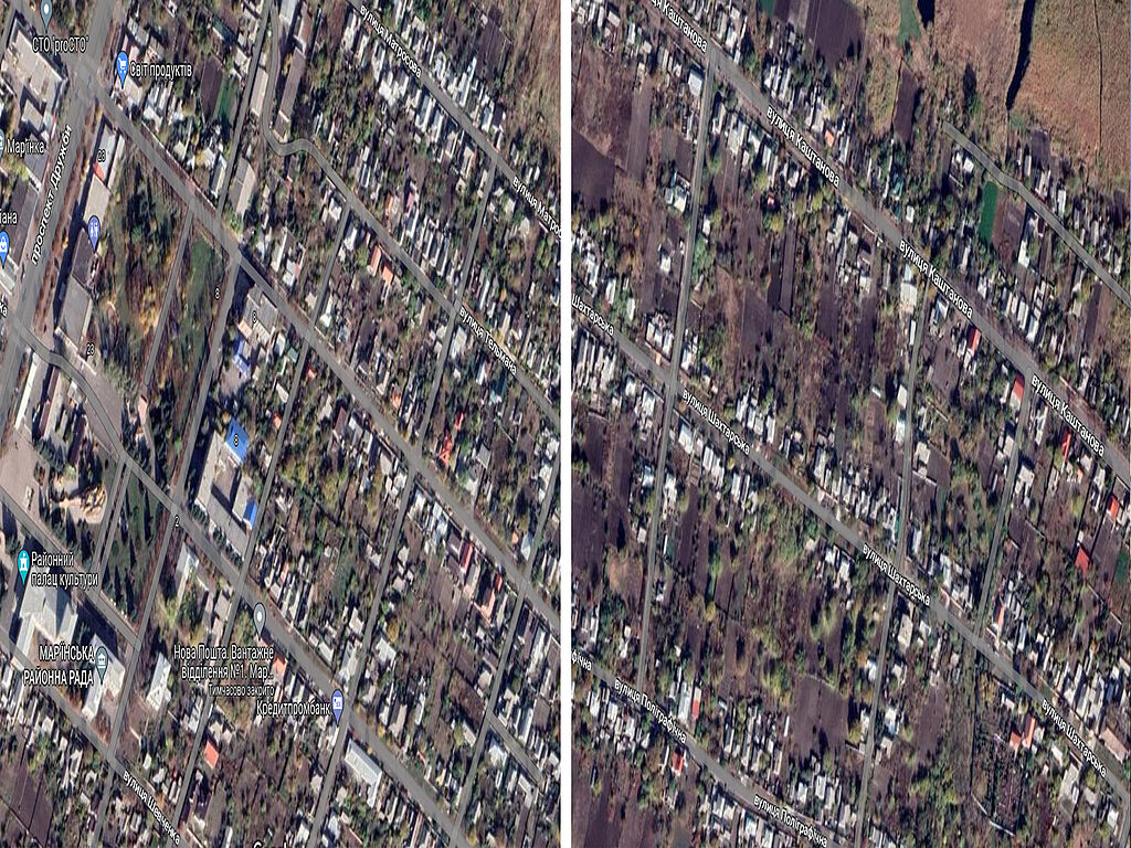 Image satellite du secteur privé