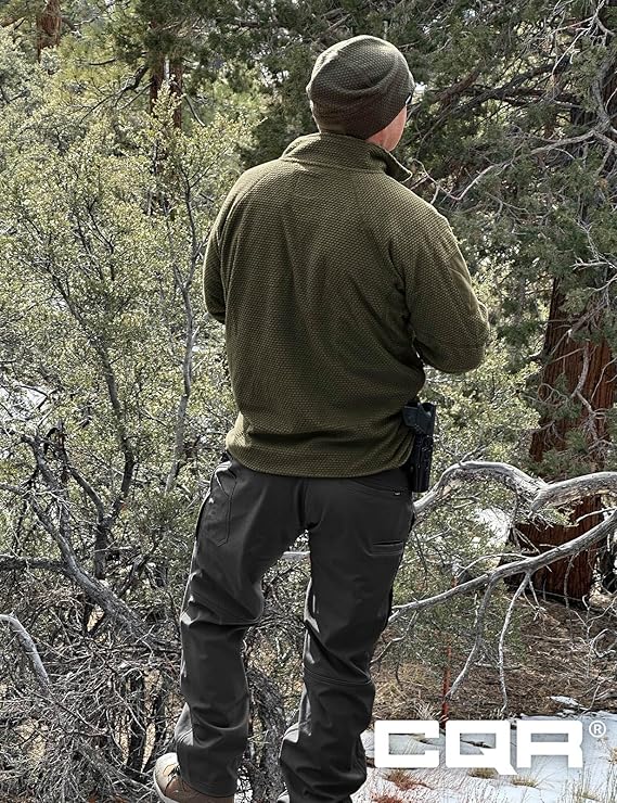 CQR Men's Full-Zip Tactical Jacket