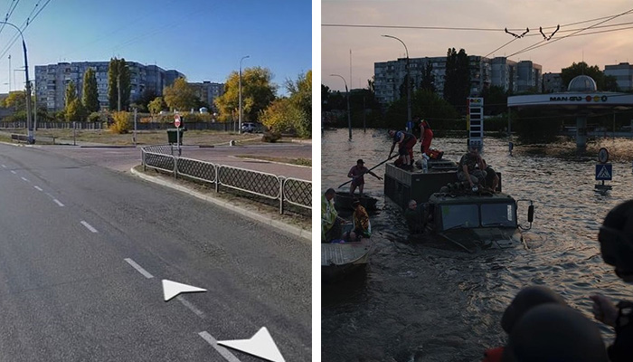 Cherson, Ukraine 8 Juni, 2023