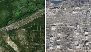 Krynki, Ukraine 26 Januar, 2024
