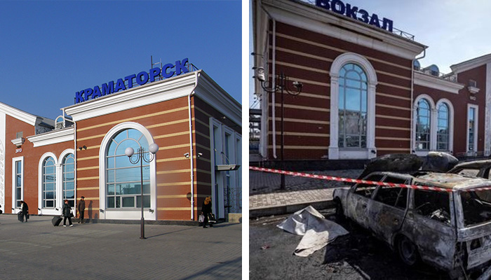 Kramatorsk, Ukraine 8 April, 2022