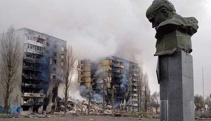 Бородянка, Київ, Україна 6 квітня 2022