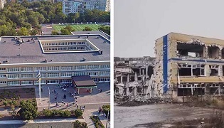 Mariupol, Ukraine 31 Januar, 2024